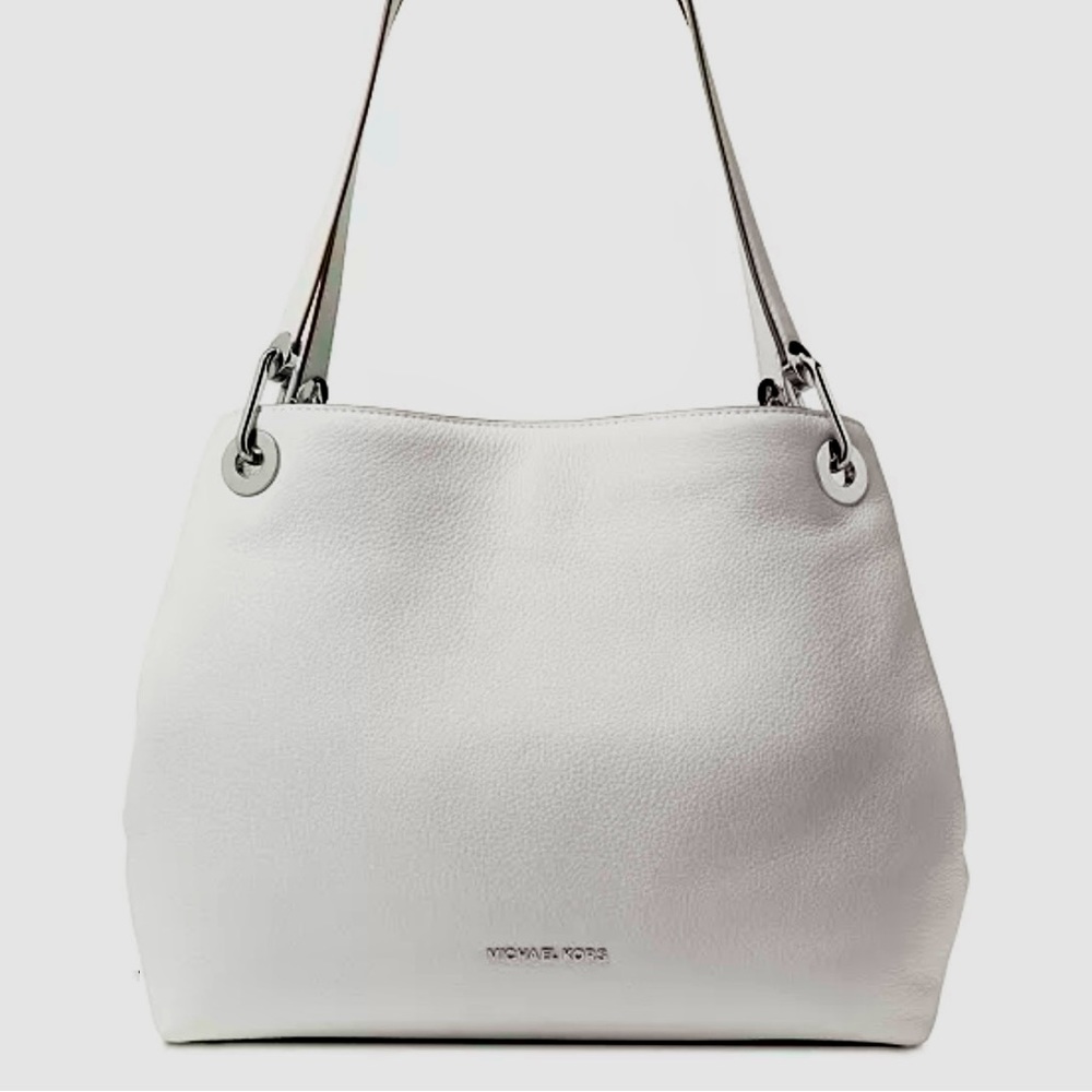 Michael Kors Raven Pebble Leather tote EUC cream